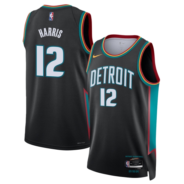 Detroit Pistons Trikot Tobias Harris Nike 2025-26 City Edition Schwarz Swingman - Herren Detroit Pistons Trikot Tobias Harris Nike 2025-26 City Edition Schwarz Swingman - Herren